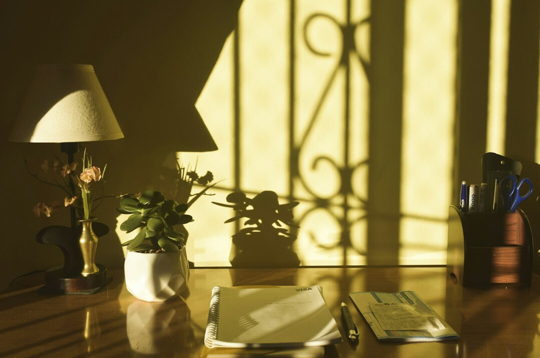 uruguayan writer at desk