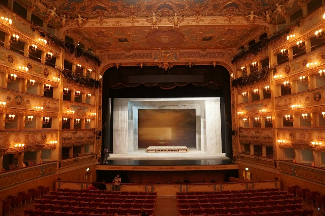 old uruguayan theater stage