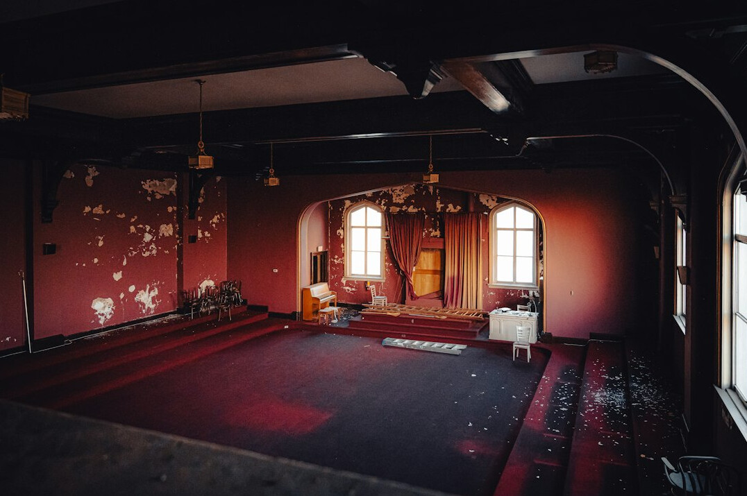 old theater stage
